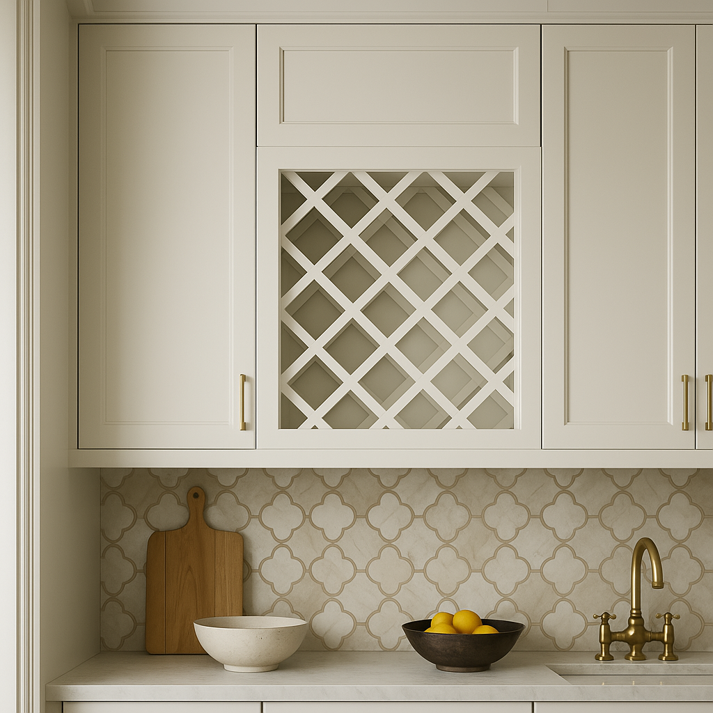 Plywell Shaker Wall Wine Rack, Ready to Assemble, White Finish