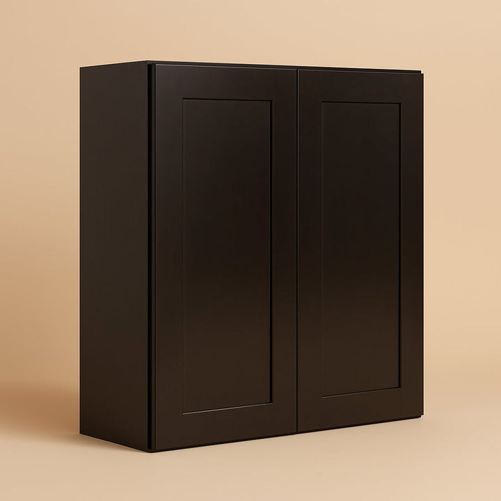Design House Brookings Solid Wood Shaker Wall Kitchen Cabinet in Espresso