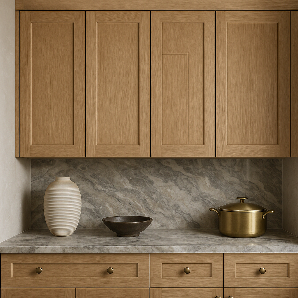 Hampton Bay Avondale White Oak Shaker Wall Kitchen Cabinet, 15x12x30 in.
