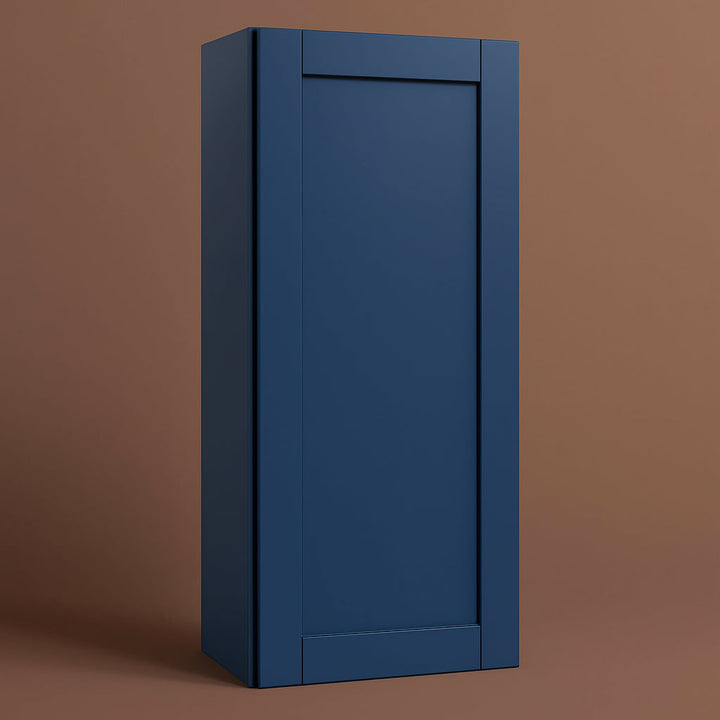 MILL'S PRIDE Valencia Blue Shaker Wall Kitchen Cabinet - 21" W x 12" D x 42" H