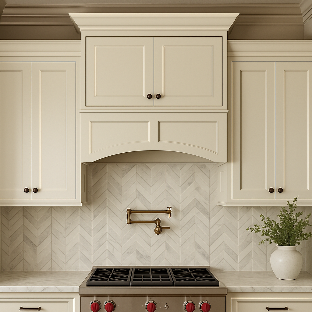 HOMEIBRO Shaker Antique White Wall Bridge Kitchen Cabinet, 36-in W x 24-in D x 18-in H