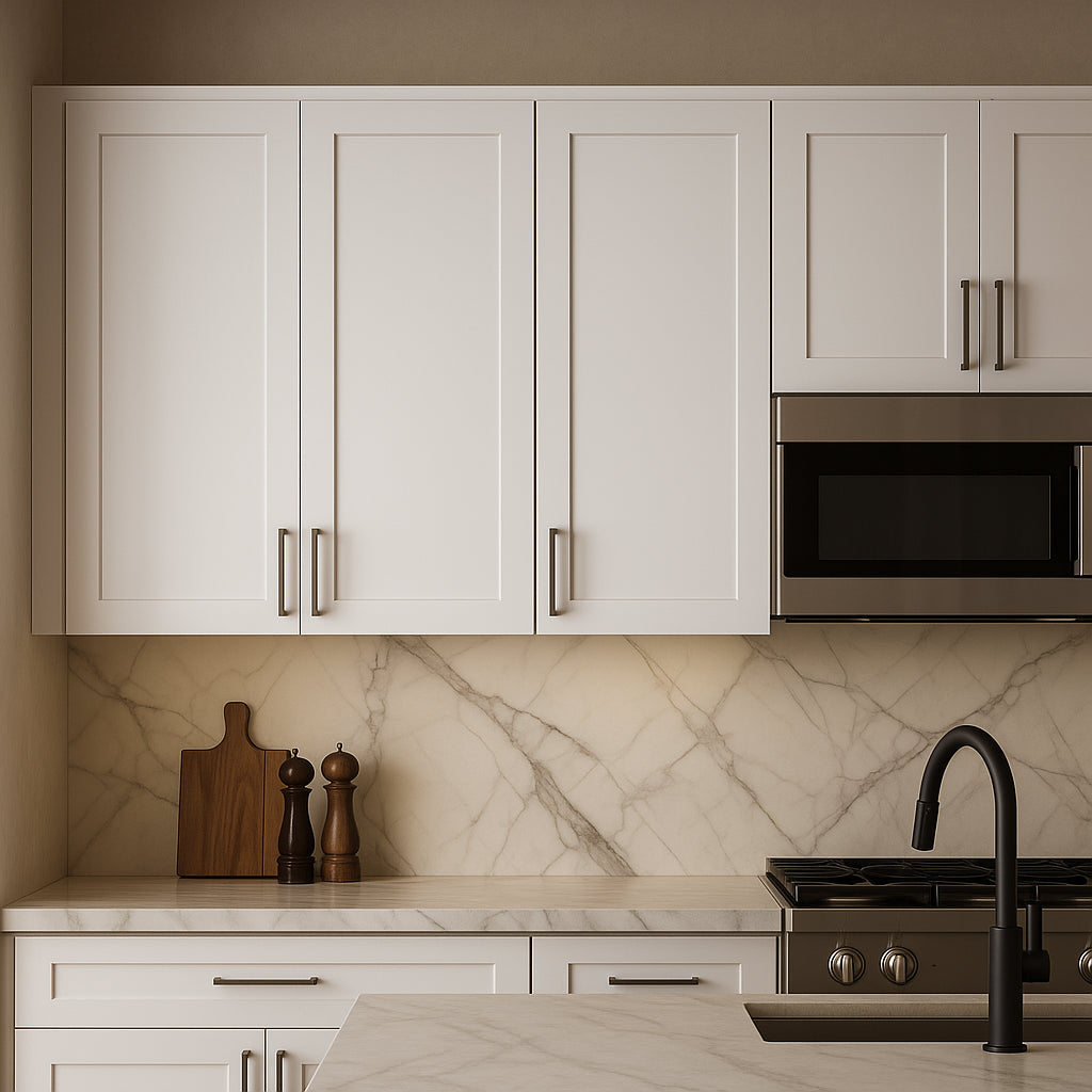 Cambridge Everest 36 in. Shaker Wall Kitchen Cabinet in White