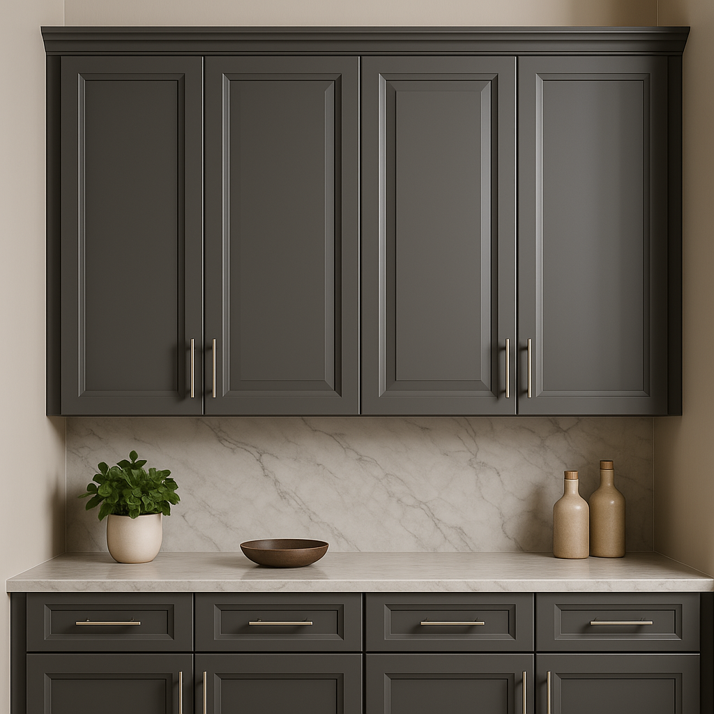 PELHAM & WHITE Keyport Shaker 36" Charcoal Wall Kitchen Cabinet