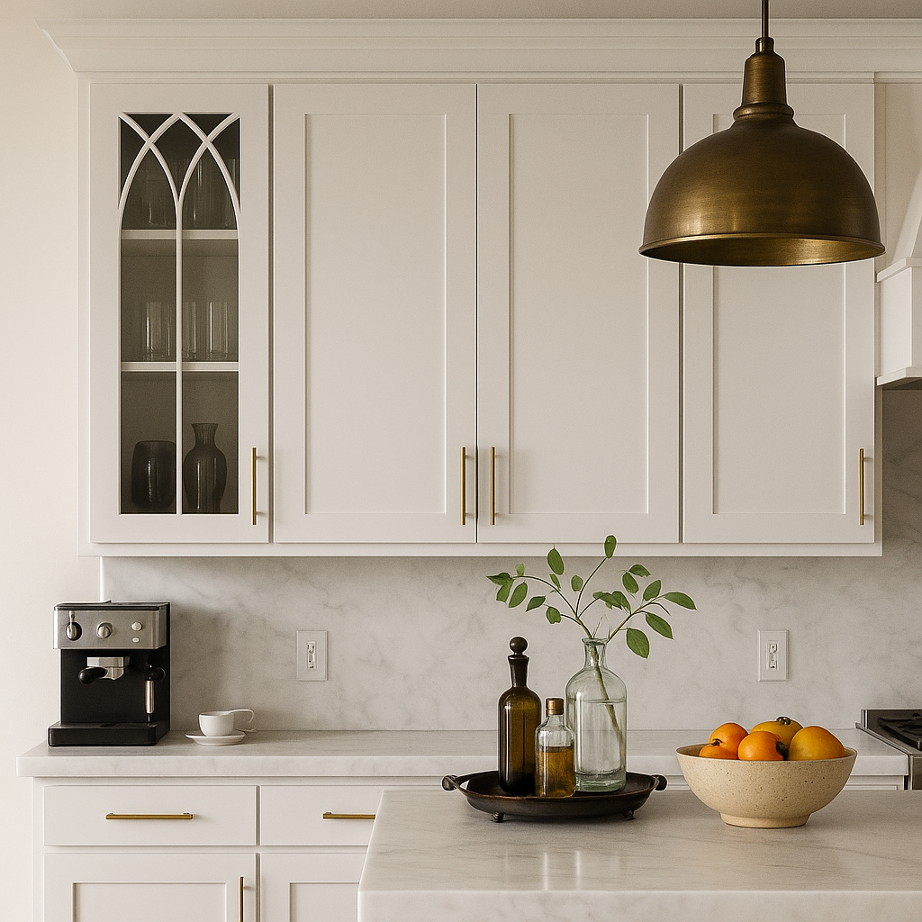 Plywell Shaker Double Door Wall Cabinet, Ready to Assemble, White, 36x30x12 in.