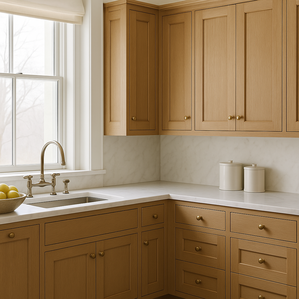 Hampton Bay Avondale White Oak Shaker Wall Kitchen Cabinet, 9x12x30 Inches