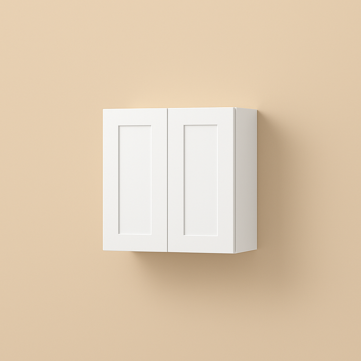 HOMLUX Ready-to-Assemble Shaker White Wall Kitchen Cabinet, 30x12x24 Inches