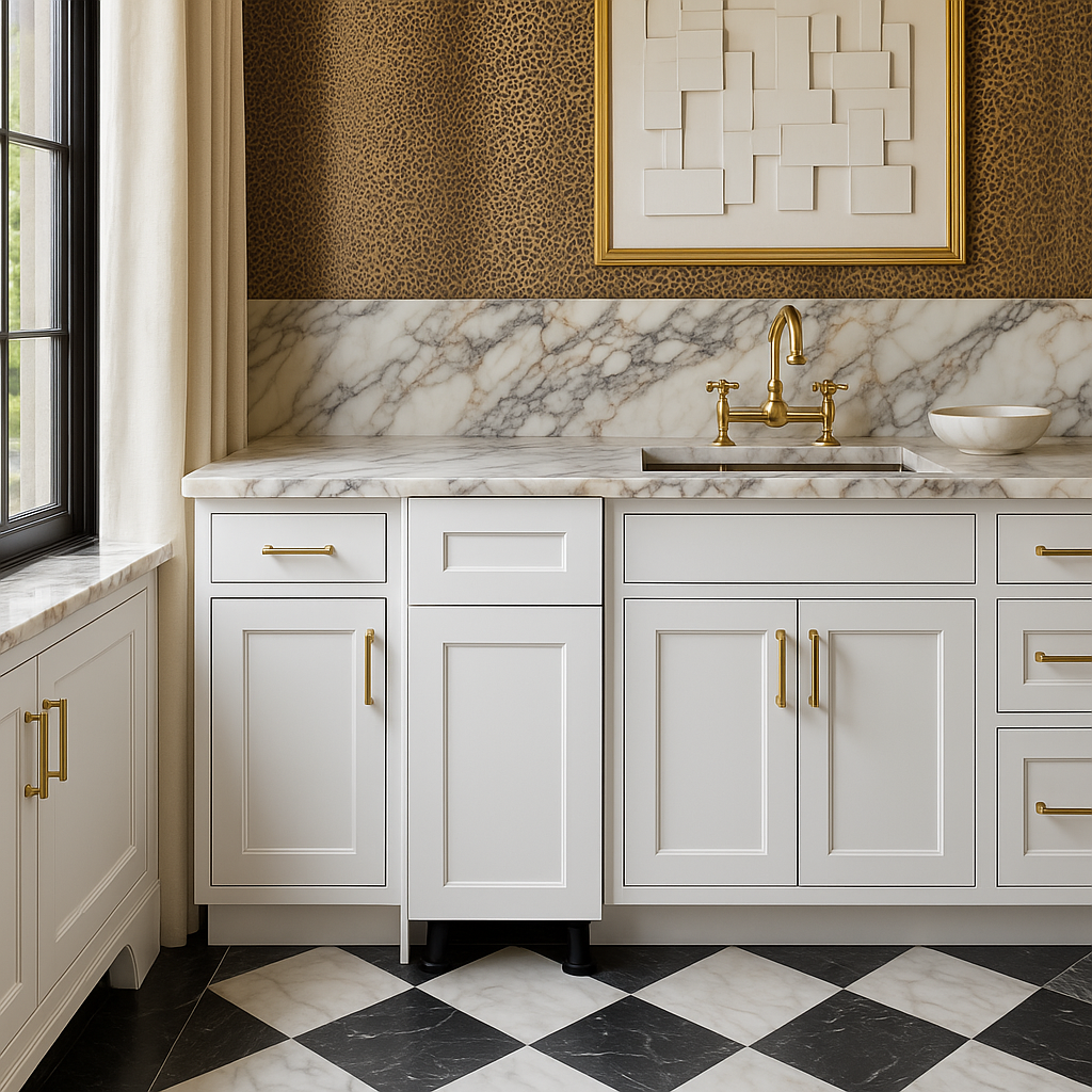 Cambridge Everest White Shaker Base Kitchen Cabinet, Ready to Assemble
