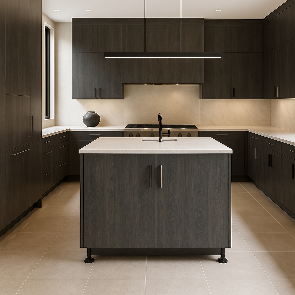 Cambridge Carbon Marine 27 in. Base Kitchen Cabinet - Quick Assemble Modern Style