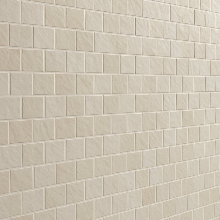 Villa Zellige Ivory Offset Matte Porcelain Mosaic Tile 12 x 12