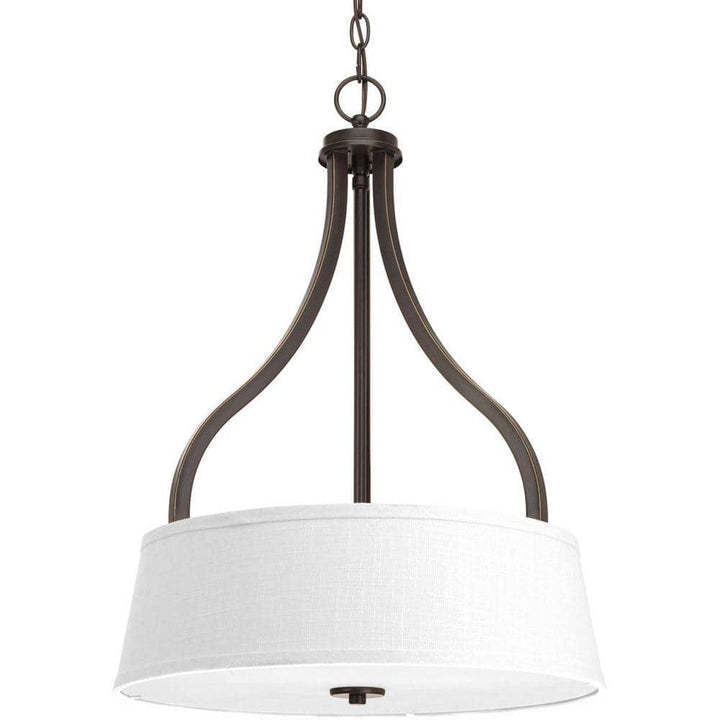Progress Lighting Arden Collection 3-Light Antique Bronze Chandelier