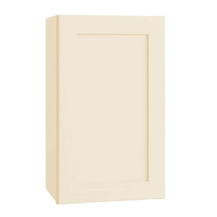 Home Decorators Collection Newport 18 in. W x 12 in. D x 36 in. H Assembled Plywood Wall Kitchen Cabinet in Blended Cream with Soft Close