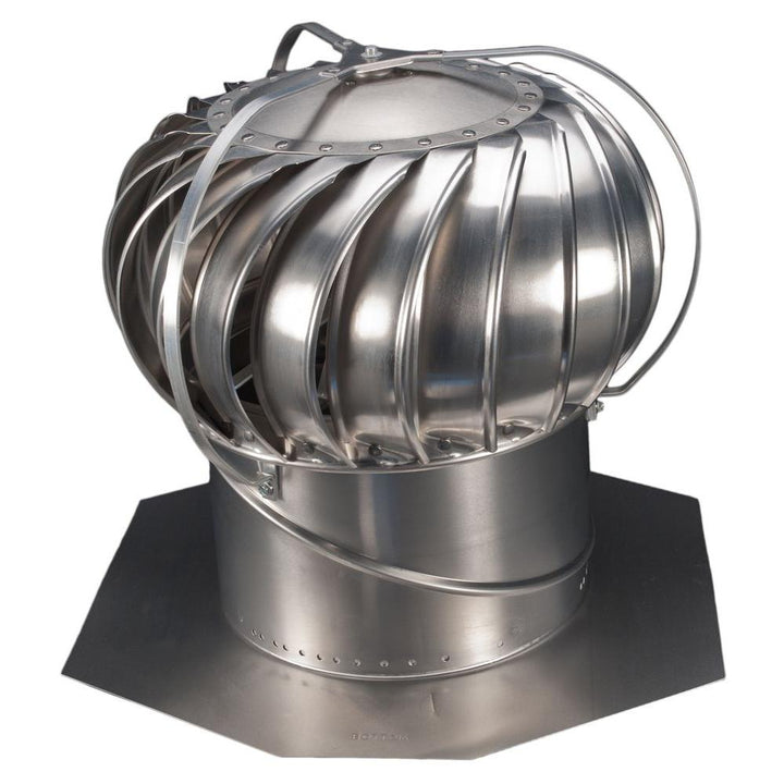 12 in. Mill Aluminum Externally Braced Whirlybird Wind Turbine - Super Arbor