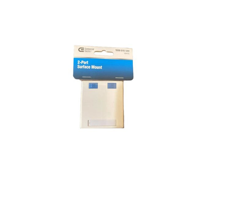 2-Port Category 5e and Category 6 Surface Mounting Box