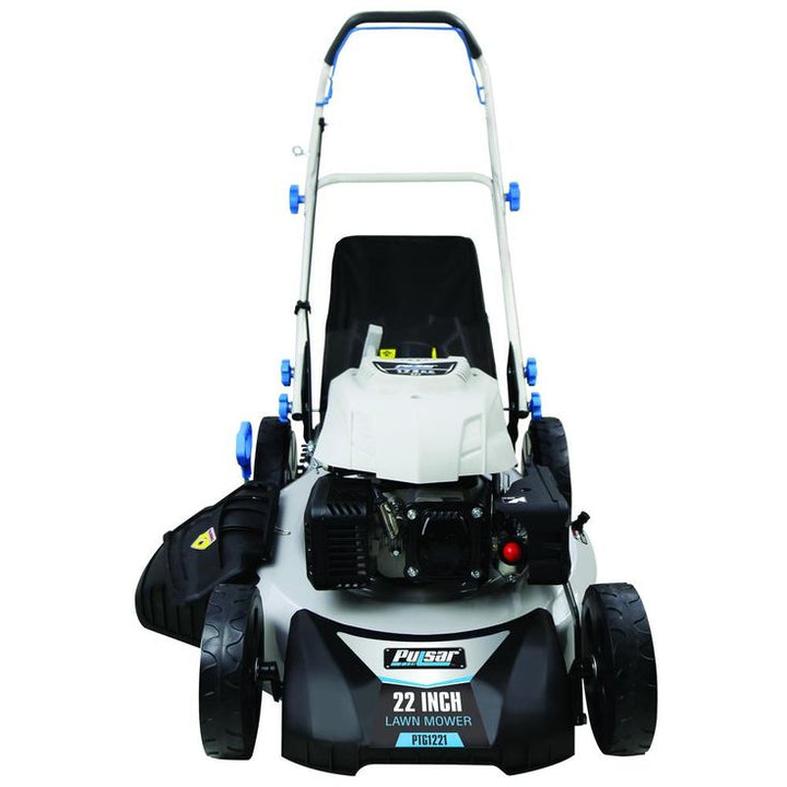 Pulsar 21 in. 173 cc Gas Recoil Start Walk Behind Push Mower with 7 Position Height Adjustment