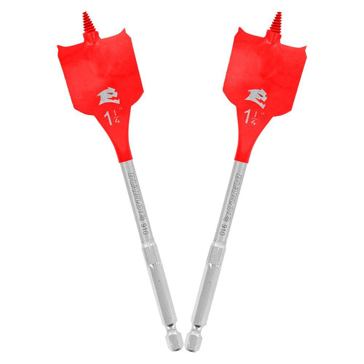 1-1/4 in. x 6 in. SPEEDemon Spade Bit (2-Pack) - Super Arbor