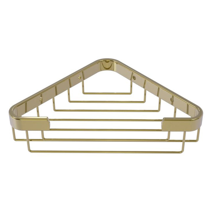 Allied Brass 1.9-in H Screw Mount Solid Brass Satin Brass Hanging Shower Caddy