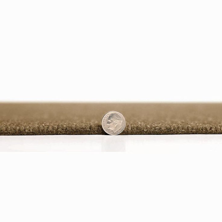 Foss Peel and Stick First Impressions Chestnut Ribbed Texture 24 in. x 24 in. Commercial Carpet Tile (15-tile / case)