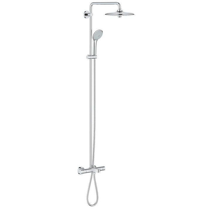 Euphoria 3-spray 10.25 in. Dual Shower Head and Handheld Shower Head in Chrome