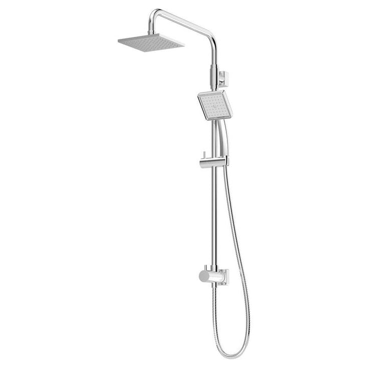 Duro 1-Spray Handheld Showerhead and Fixed Showerhead Combo in Polished Chrome (Valve Not Included)