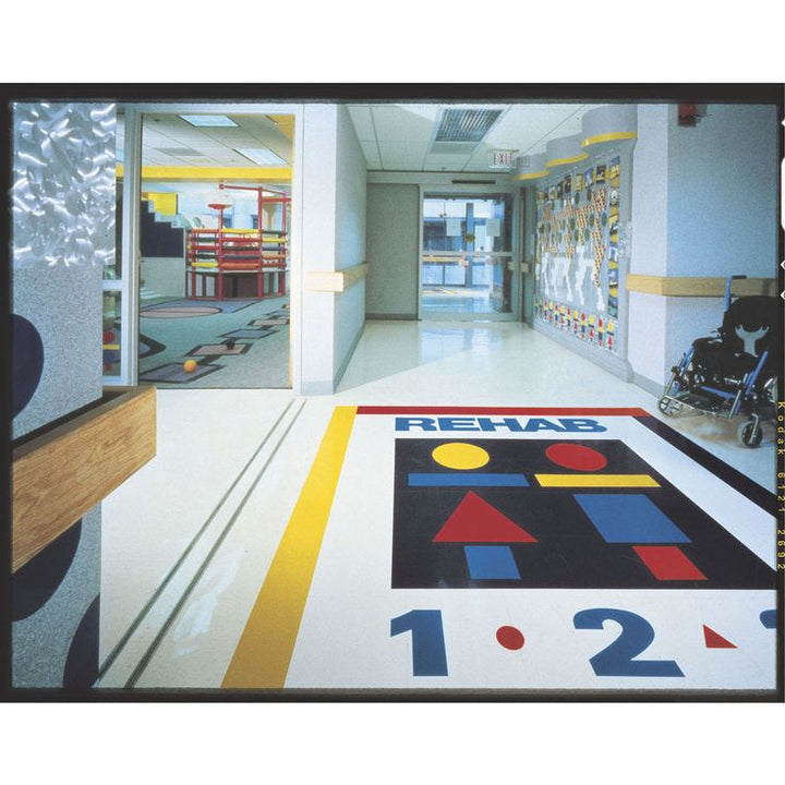 Armstrong Flooring Feature Tile 45-Piece Blue Commercial VCT Tile