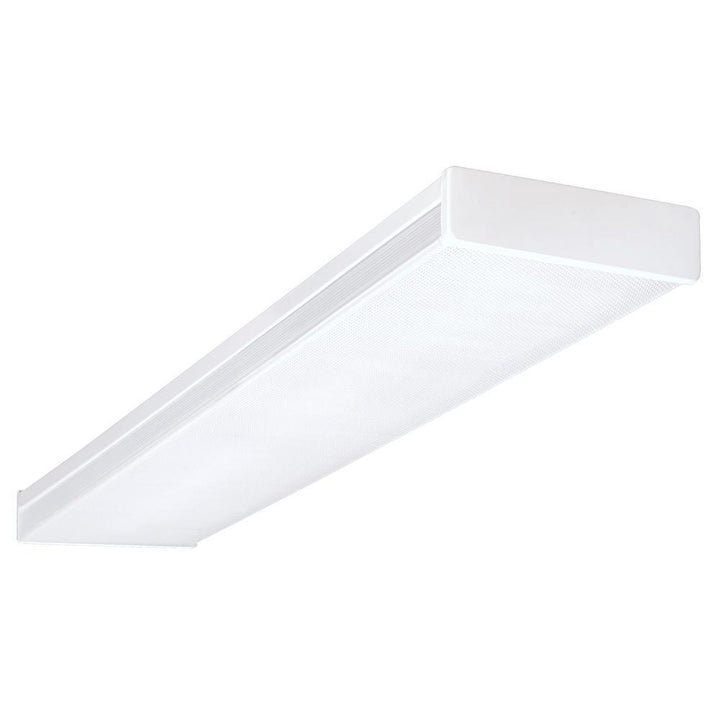ACW 120-Watt Equivalent White Integrated LED Wraparound Ceiling Light Fixture, 5000K - Super Arbor