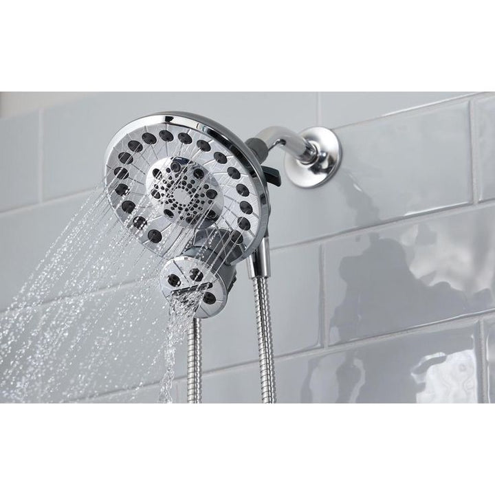 SideKick Two-in-One 5-Spray Dual Showerhead and Handheld Showerhead with Pause in Chrome