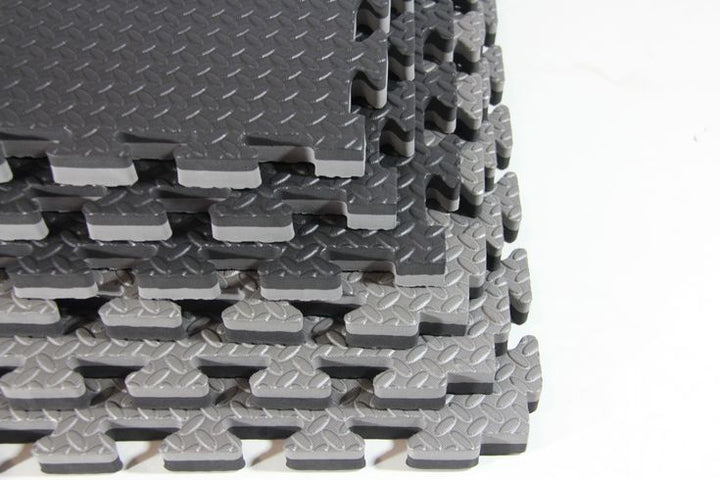 Clevr Extra-Thick EVA Foam Interlocking Gym Floor Mat, 12 pcs, 48 sq. ft.