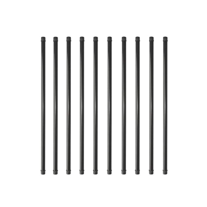 NUVO IRON 26 in. x 3/4 in. Galvanized Round Balusters with Plastic End Caps (10-Pack)