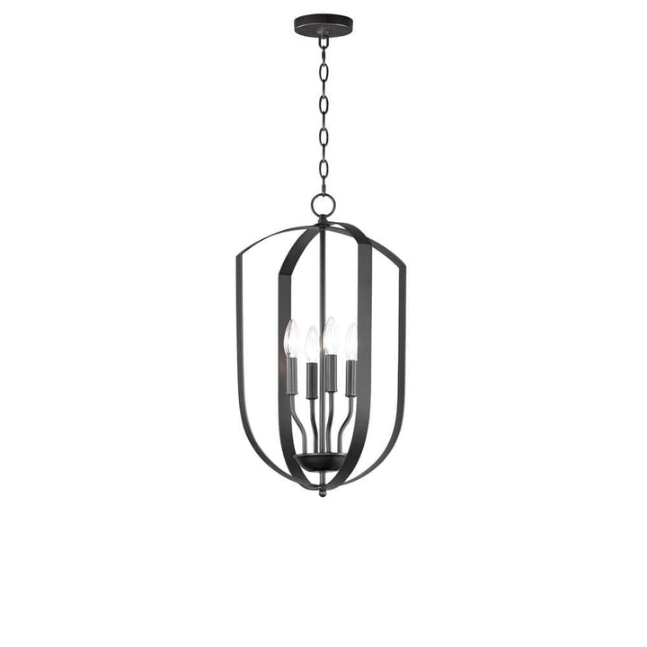 Maxim Lighting Provident 4-Light Black Chandelier
