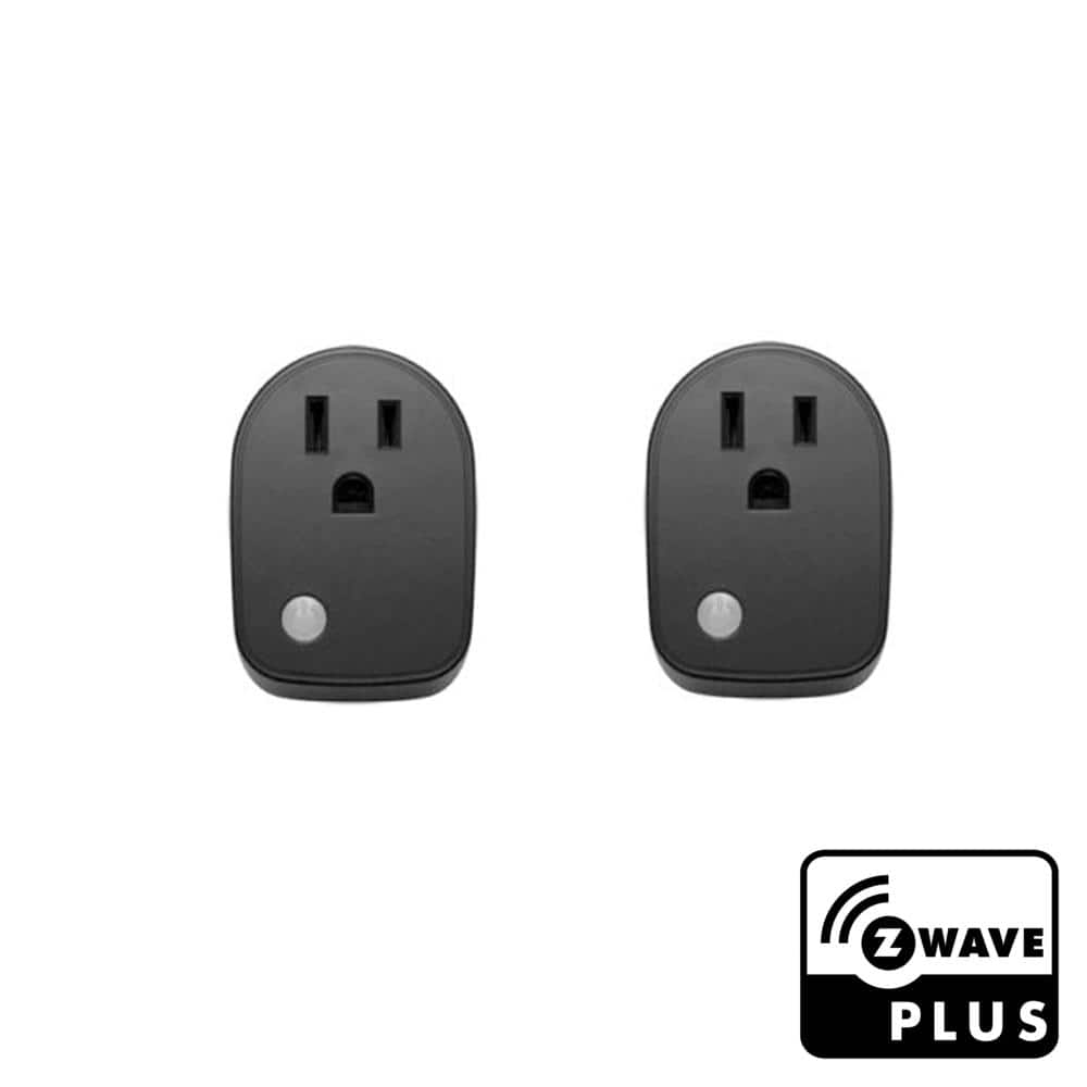 Safe Grow Z-Wave Plus Smart Outlet Plug (Pack of 2)