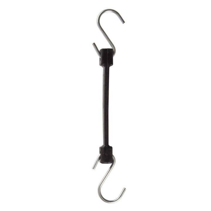 Keeper 10 in. EPDM Rubber Strap with Steel S-Hooks