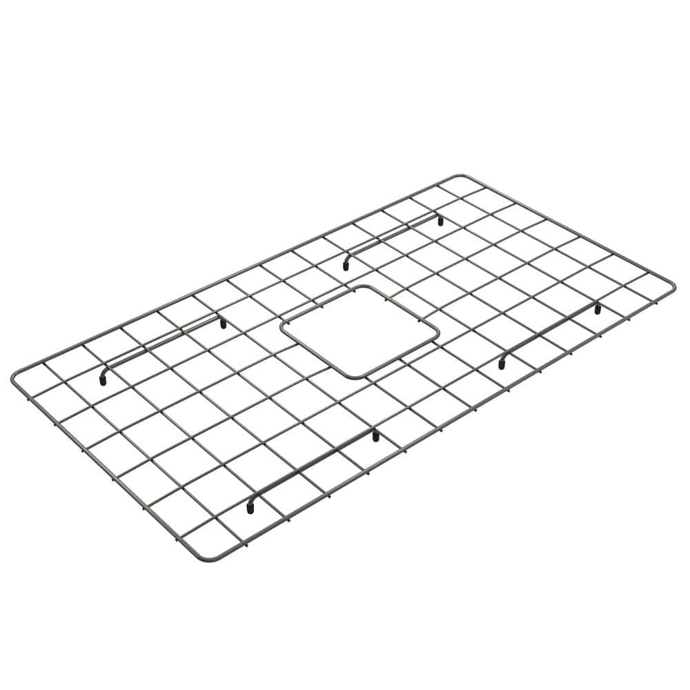 BOCCHI 30-inch Gun Metal Bottom Grid for 33-inch Single Bowl Sink