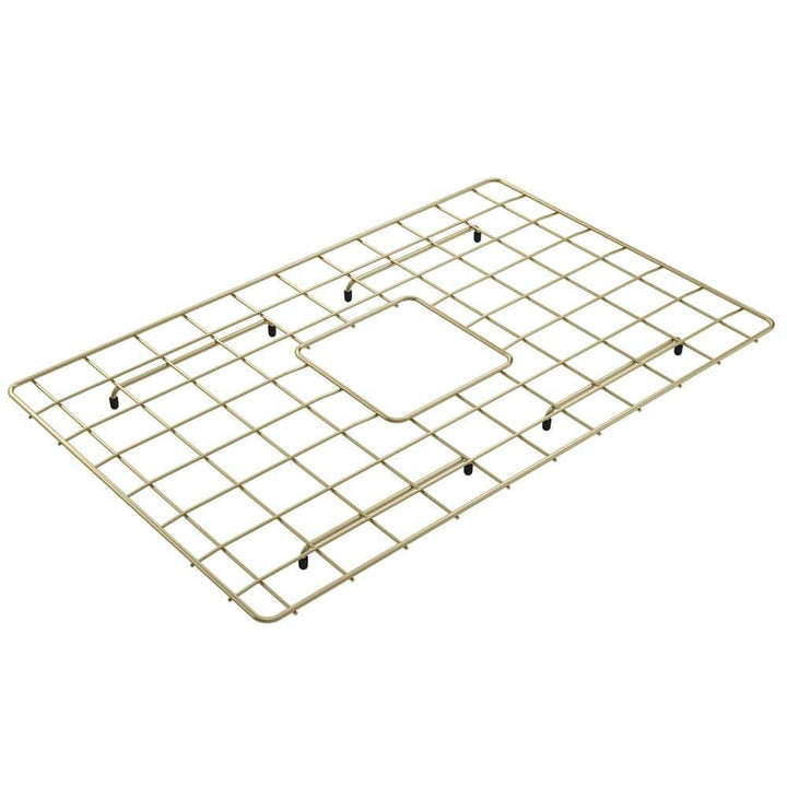 BOCCHI 24.25 in. Brushed Gold Bottom Grid for 27 in. 1628 Single Bowl Sink