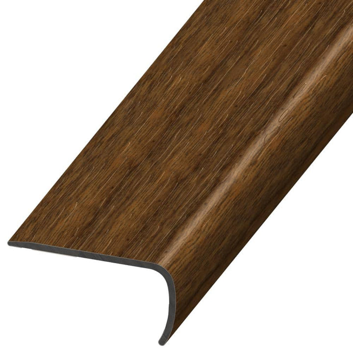 DuraDecor Classy Chic Brown to Earth 1 in. T x 2 in. W x 94 in. L Stair Nose Molding