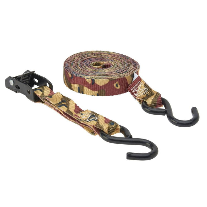 Keeper 16 ft. x 1 in. Cam Buckle Tie-Down, 400 lbs Working Load, Desert Camo