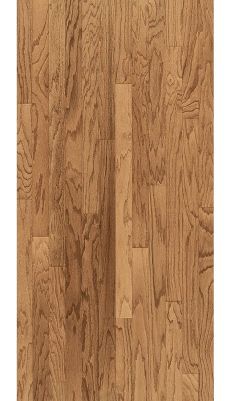 Bruce Turlington Lock & Fold 3" Engineered Hardwood Flooring, Smooth Oak, Harvest Finish — 22 sq. ft. per Carton