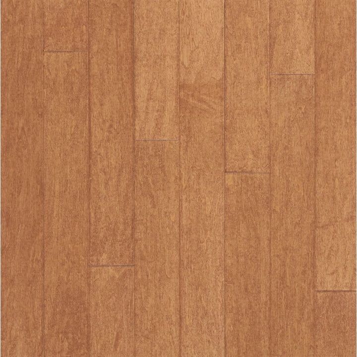 Bruce Turlington Lock & Fold 3" Engineered Hardwood Flooring, Smooth Maple, Amaretto – 22 sq. ft./Carton