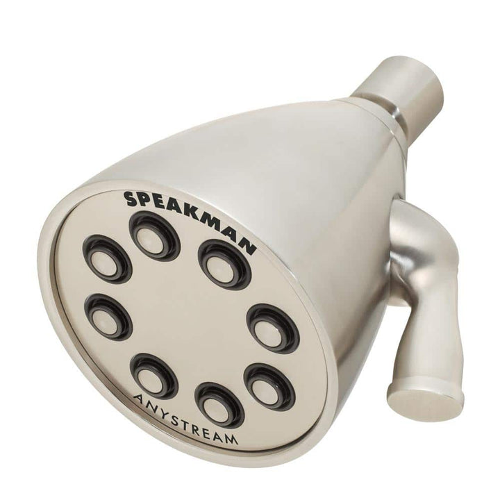 AKDY 3-Spray 3.93 in. Single Wall-Mount Fixed Adjustable Shower Head in Antique Bronze