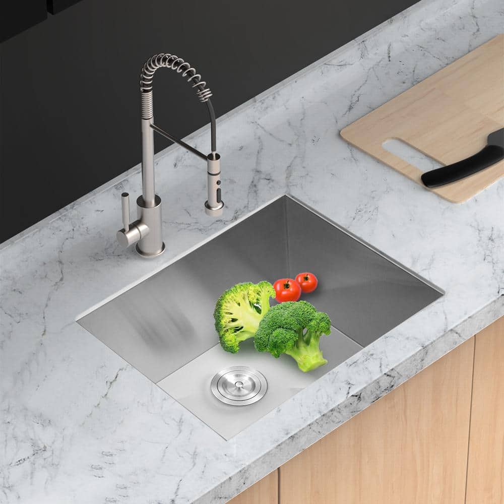 Cadeninc 23 x 18 x 12 Inch Undermount Stainless Steel Laundry Utility Sink
