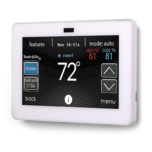 Bryant SYSTXBBWEC01-C thermostat - front view (Product Type: Thermostat)