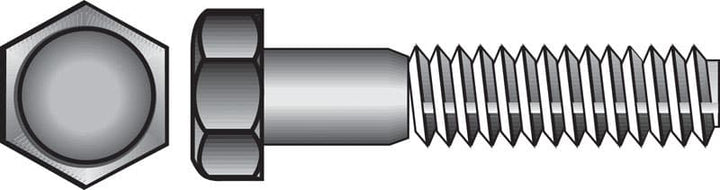 Hillman 1/4 in. Diameter x 4 in. Length Zinc-Plated Steel Hex Bolt, Coarse Thread, 100-Pack