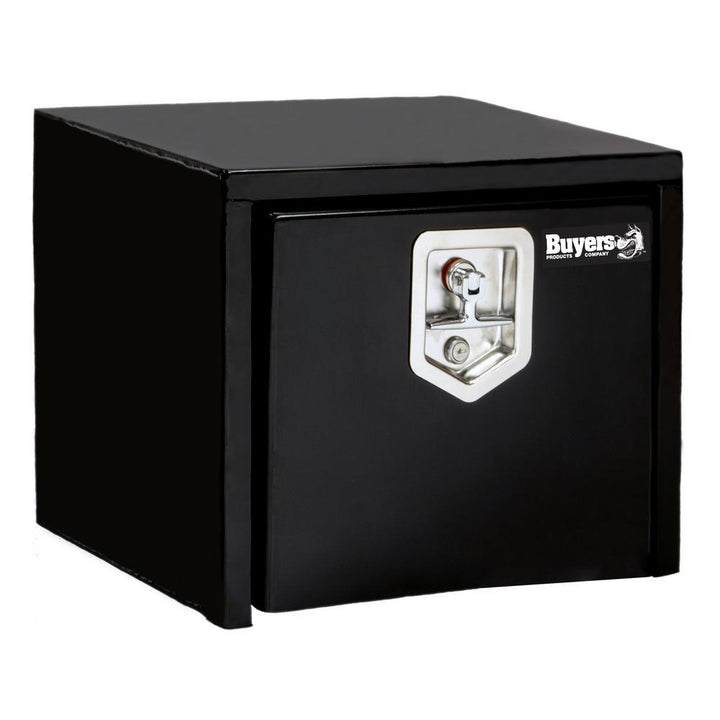 14 in. x 12 in. x 18 in. Gloss Black Steel Underbody Truck Tool Box - Super Arbor