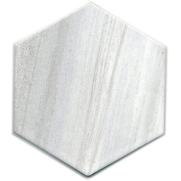 Style Selections Chique Gris 8-in x 8-in Glazed Porcelain Marble Look Floor Tile