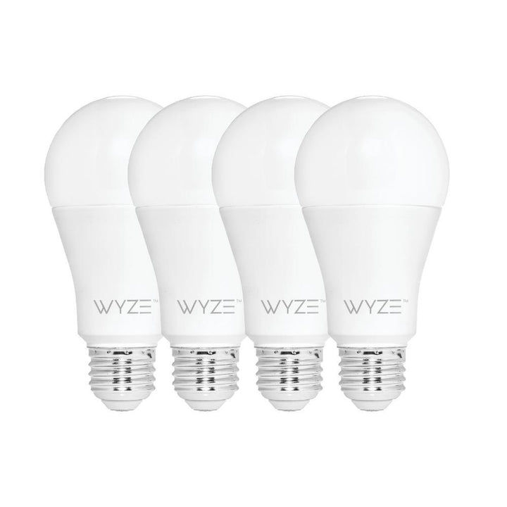 60-Watt Equivalent White 800 Lumens A19 Dimmable Wi-Fi LED Smart Light Bulb Tunable Alexa and Google Assistant (4-Bulb)
