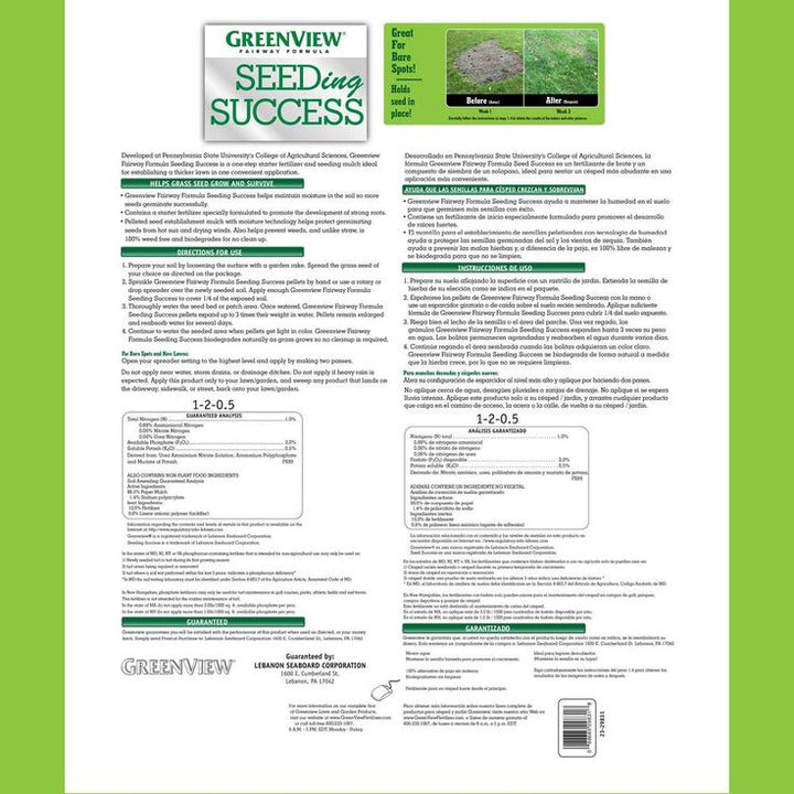 GreenView 38 lbs. Fairway Formula Seeding Success Biodegradable Mulch with Fertilizer