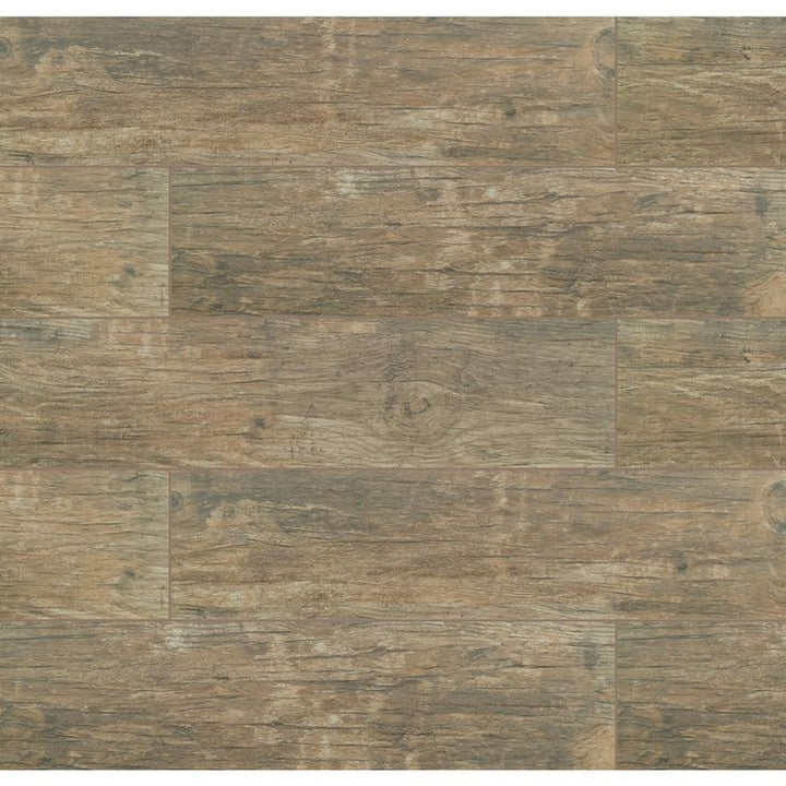 MSI Redwood Natural 6 in. x 24 in. Matte Porcelain Floor and Wall Tile (10 sq. ft./case)