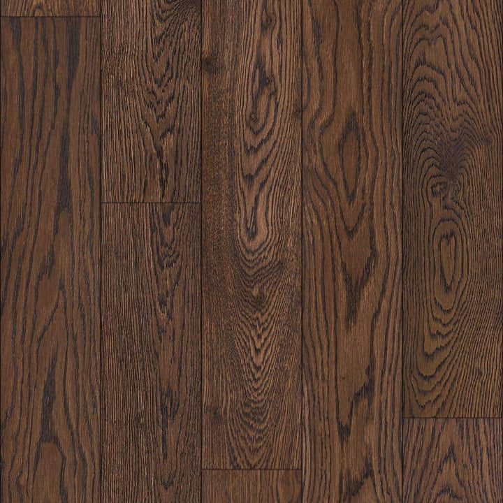 ACQUA FLOORS Cameron Oak 1/4 in. T x 5 in. W Click Lock Wire Brushed Engineered Hardwood Flooring (16.68 sq.ft./case)