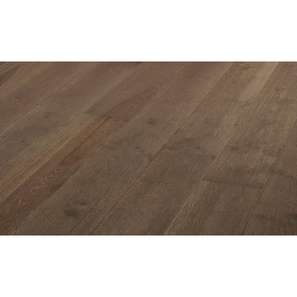 ASPEN FLOORING Cannon Hickory 1/2 in. T x 7.5 in. W Water Resistant Wire Brushed Engineered Hardwood Flooring (31.09 sqft/case)