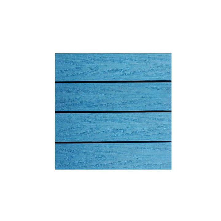 NewTechWood UltraShield Naturale 1 ft. x 1 ft. Quick Deck Outdoor Composite Deck Tile in Caribbean Blue (10 sq. ft. per box)