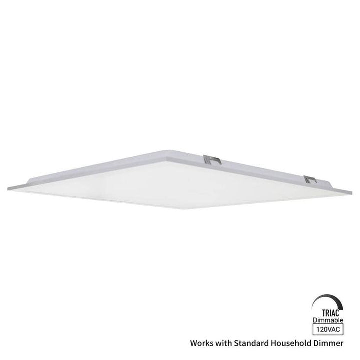 Commercial Electric 2 ft. x 2 ft. LED Flat Panel 40K 30 Lumens Standard Dimming
